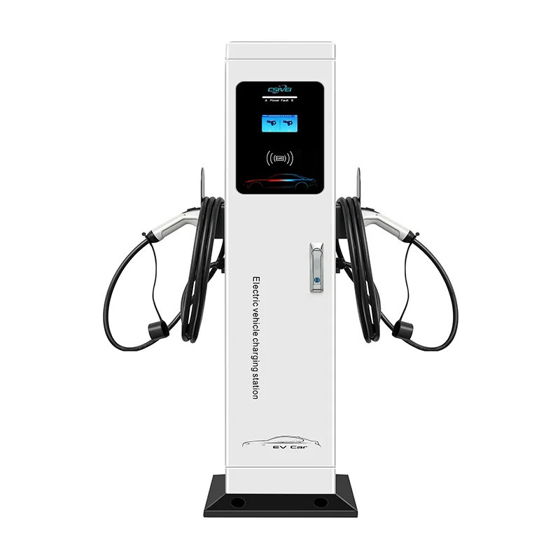 डुअल-गन स्ट्यान्डिङ DC EV चार्जर